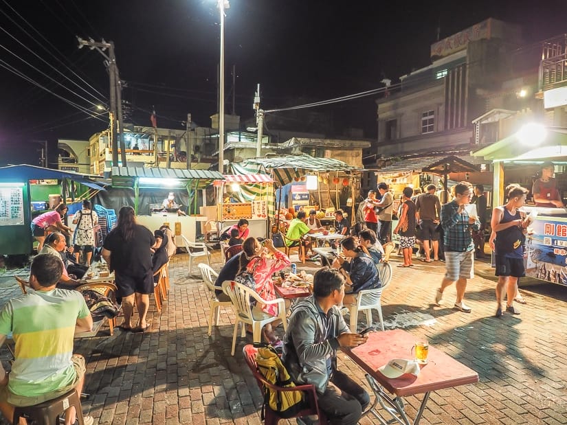 Orchid Island Night Market at Dongqing Village