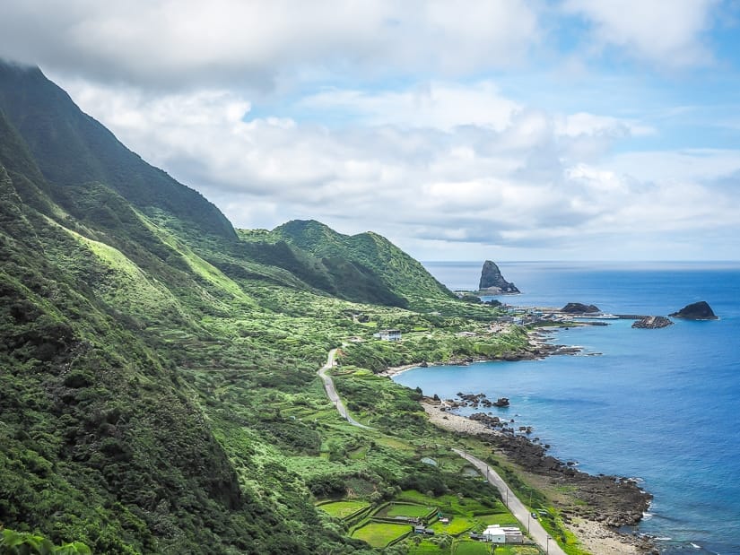 View on the way up to Lanyu Lighthouse, Orchid Island