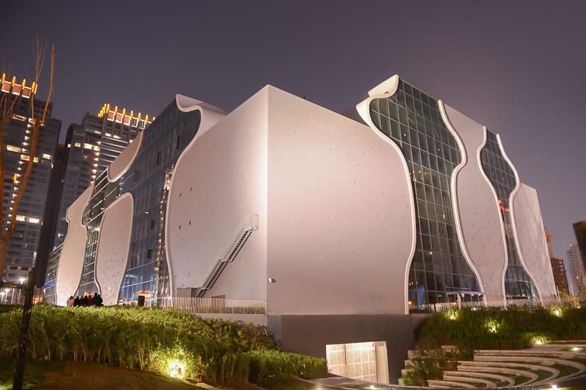 National Taichung Theater at night