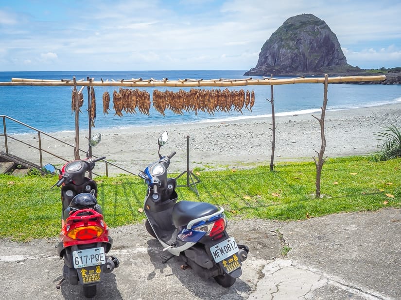 Yeyou beach and Mantou Rock, Orchid Island