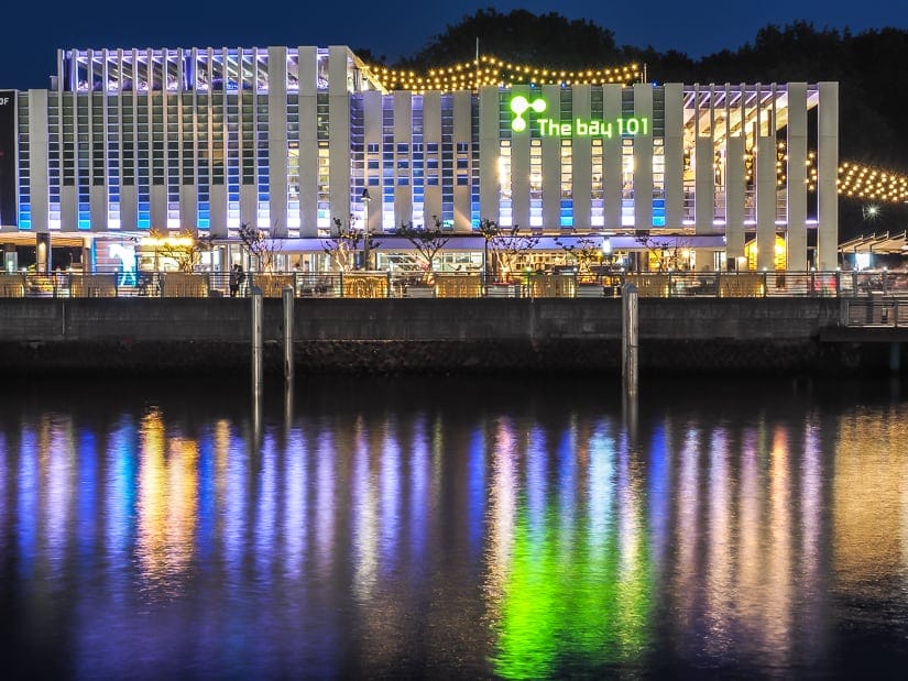 The Bay 101, Haeundae Beach at night