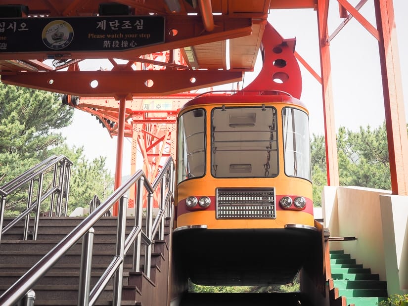 Geumgang Cable Car in Geumgang Park, Busan