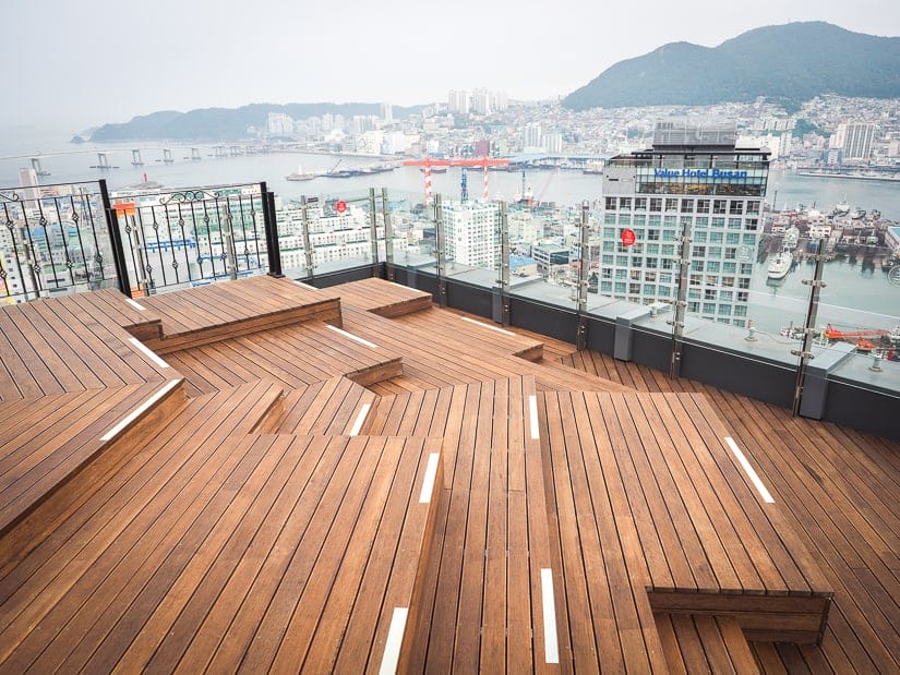 Sky29 rooftop at La Valse Hotel, Busan