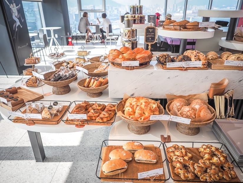 Maxim's de Paris Cafe and bakery on 28th floor of La Valse Hotel