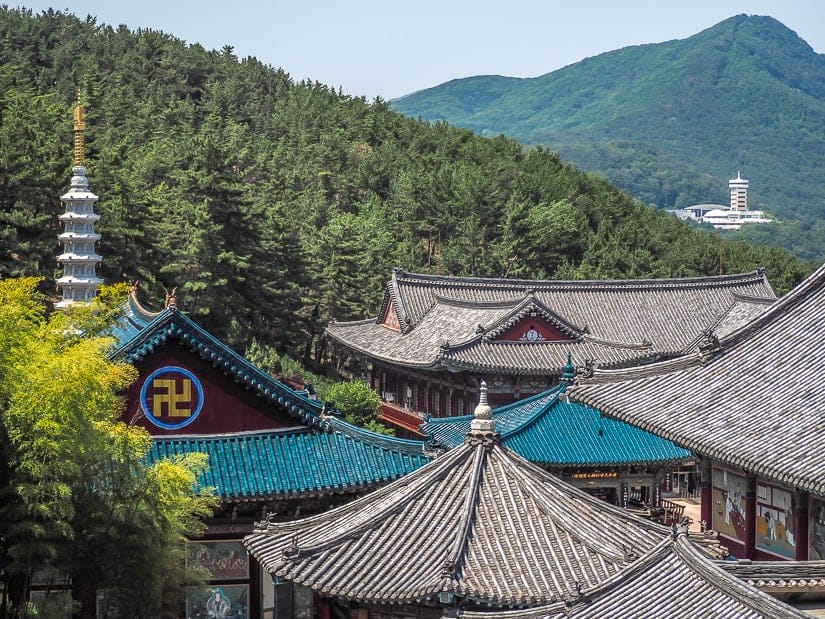 Samgwangsa Temple when the Lantern Festival is not taking place