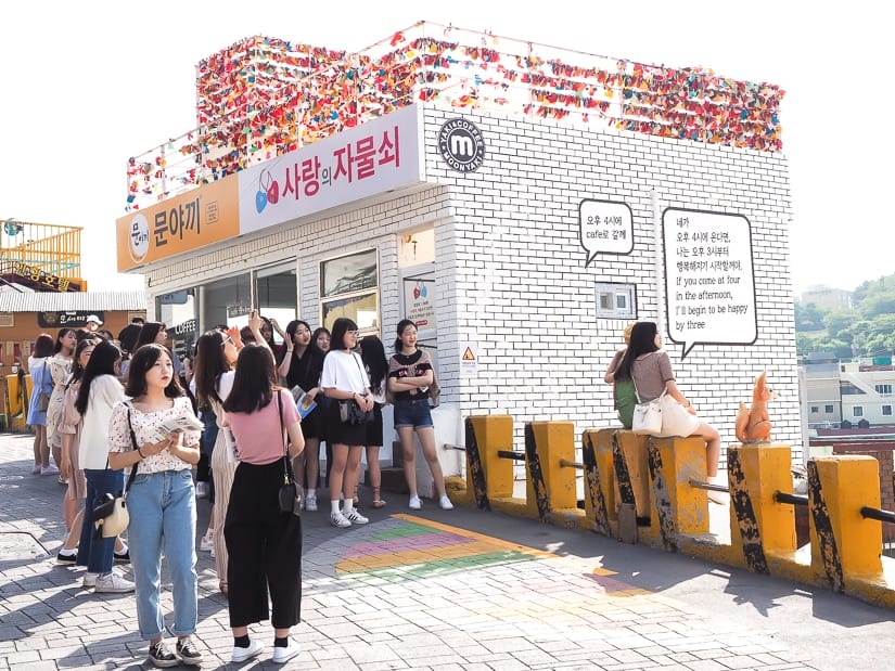 Most famous instagram spot Gamcheon Culture Village