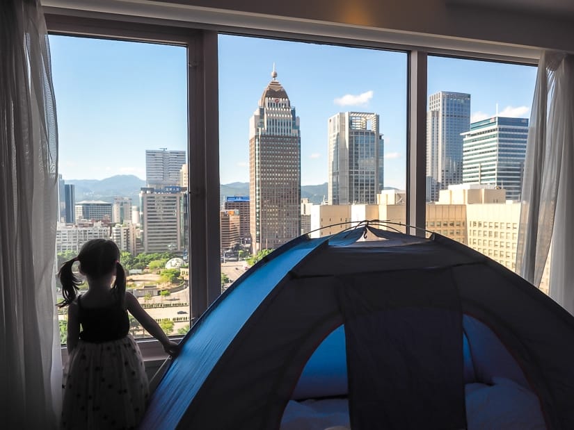 Grand Hyatt Taipei kids glamping experience