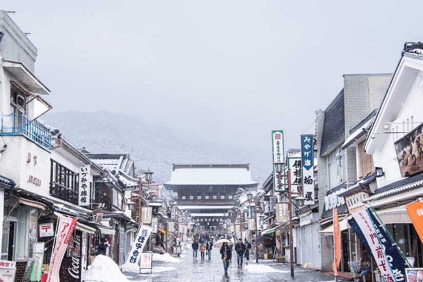 Nagano, where of the best places to visit in Japan in winter