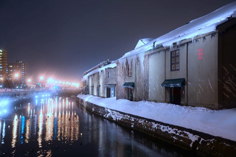 Otaru, Hokkaido in winter