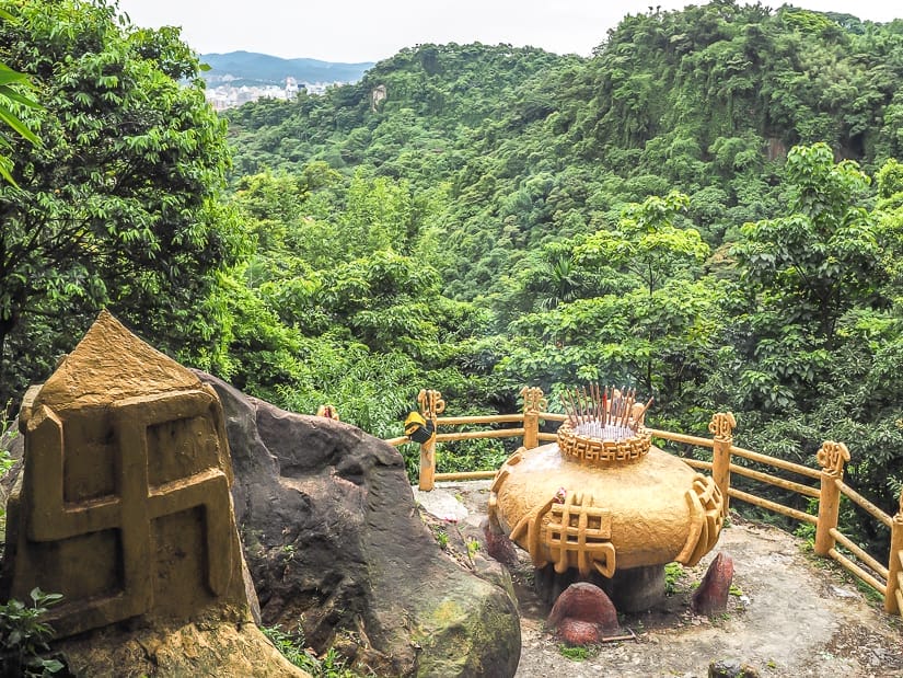 View from Songshan Tianbao Temple Taipei