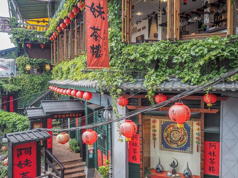 Jiufen, one of the most popular day trips from taipei
