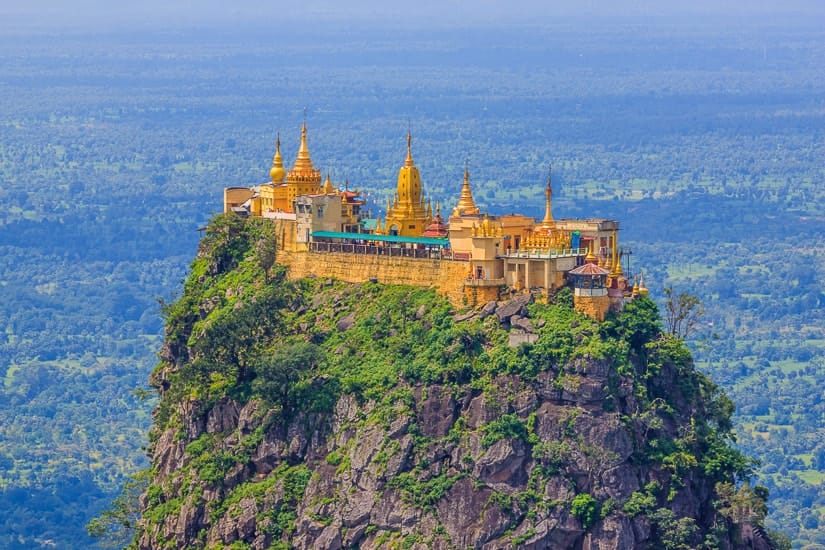 Mt. Popa, one of the most important religious sights in Myanmar