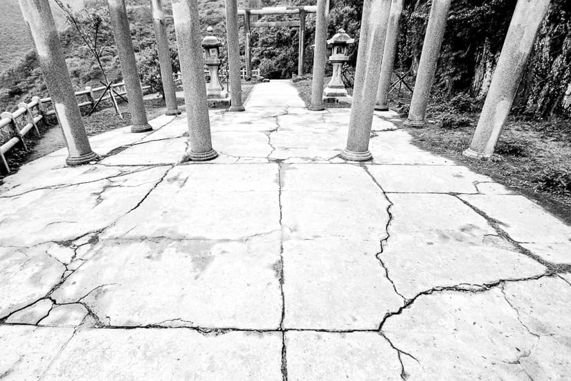 Remains of Japanese Shinto Shrine at Jinguashi