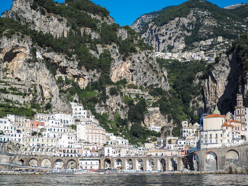 Visiting Atrani with kids