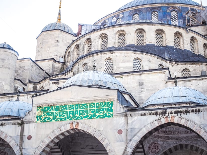 Front of the Blue Mosque, Istanbul