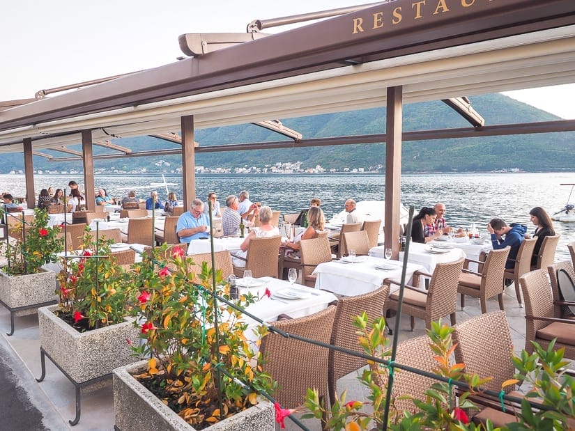 Conte restaurant, one of the best restaurants in Perast