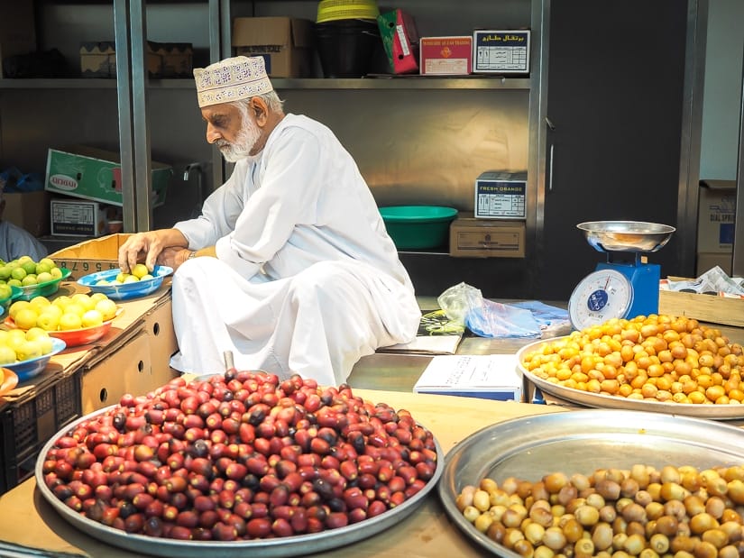 Date vendor, Muttrah Produce Market