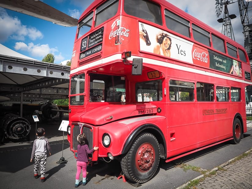 Double decker bus at Rahmi M. Koc Museum Istanbul