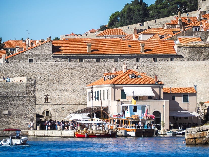 View of our family-friendly hotel in Dubrovnik
