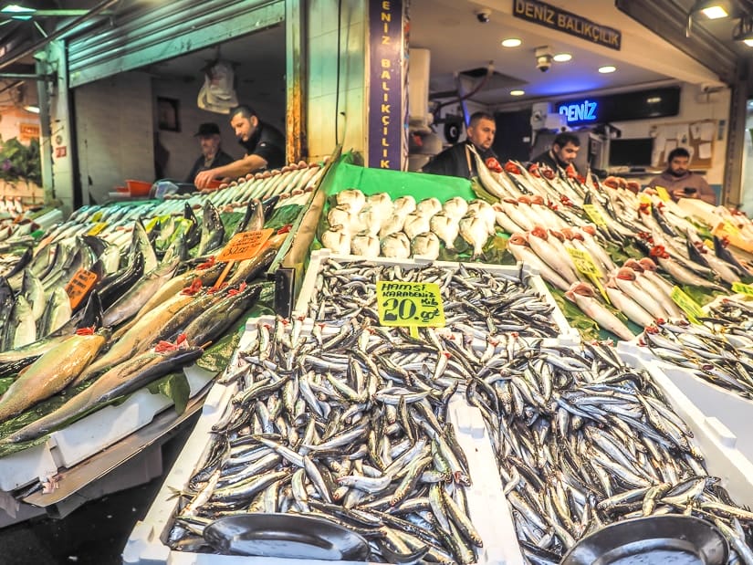 Kadikoy fish market, one of the best places to visit in Asian Istanbul