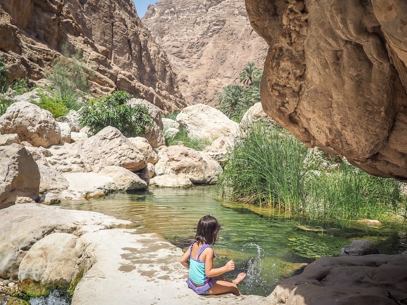 Swimming hole at Wadi Shab, Oman