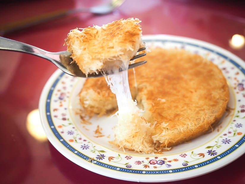 Kunafa at Muscat Souq