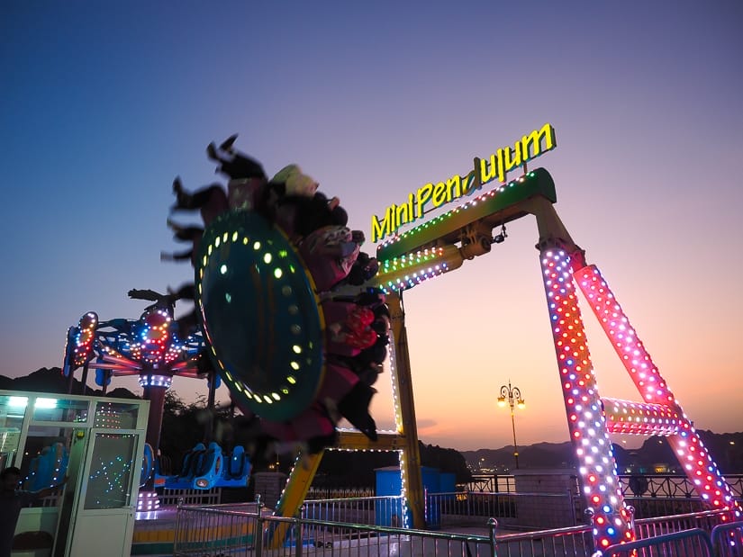 Mini Pendulum ride at Riyam Amusement Park