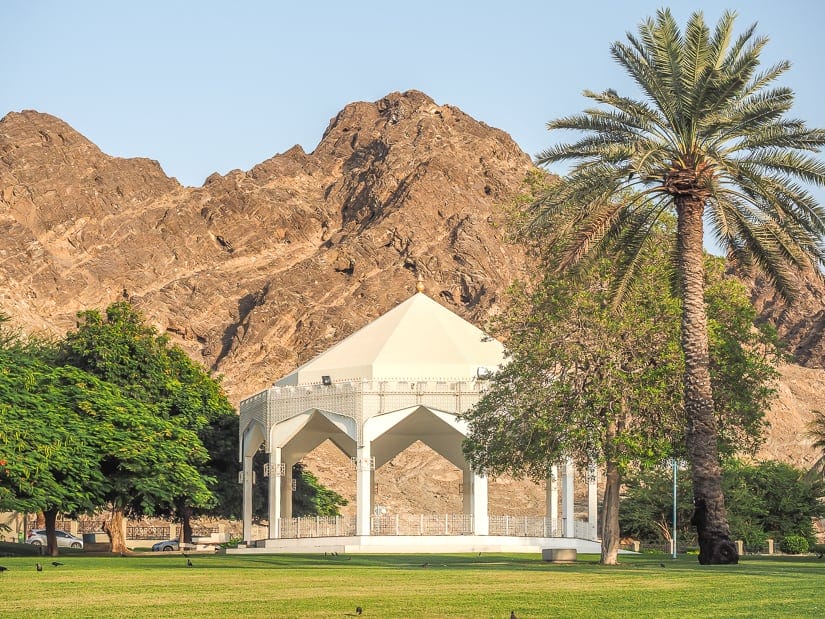 Gazebo at Riyam Park, Muscat