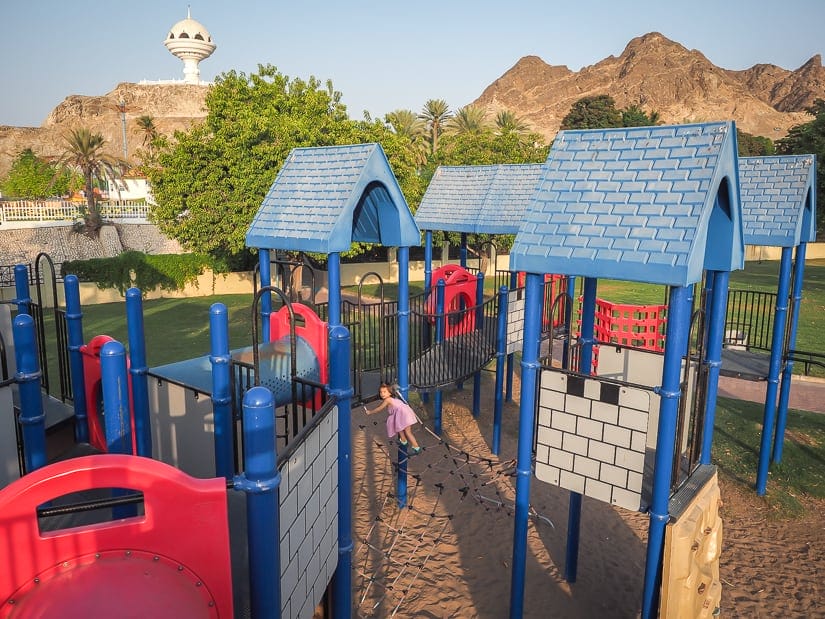 Riyam Park playground, Muscat