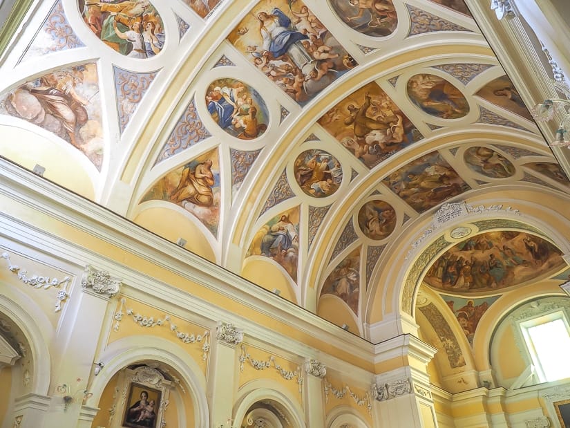 Interior of Saint Francis of Assisi Church Cetara (Chiesa di Francesco d’Assisi Cetara)