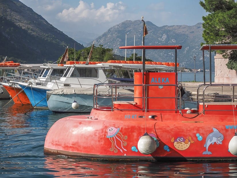 Semi-submarine cruise on Boka (Bay of Kotor)