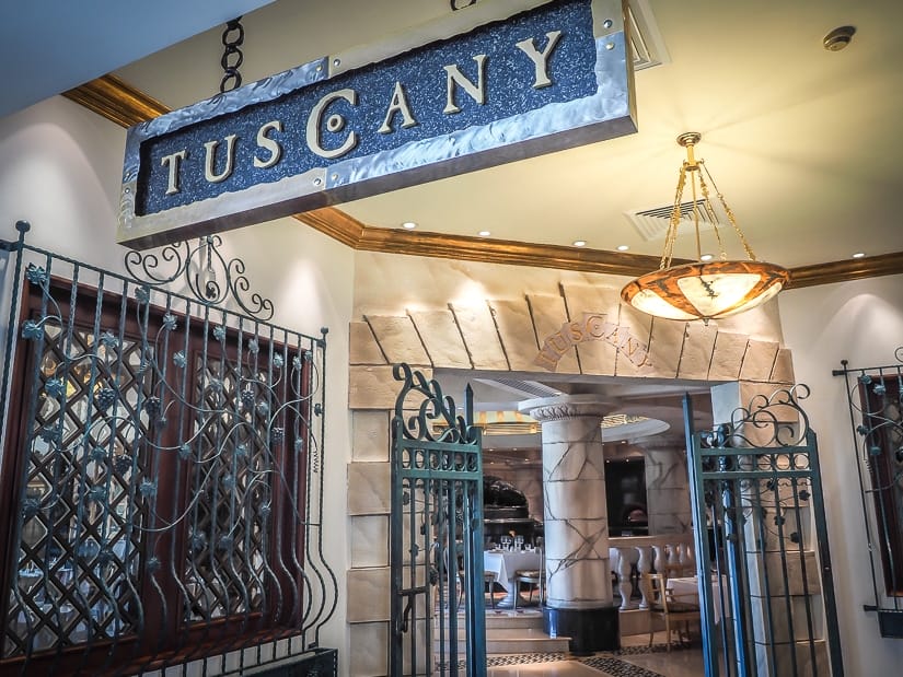 Tuscany restaurant, Grand Hyatt Muscat