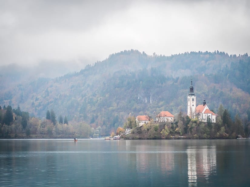 Bled Island in late October/early November