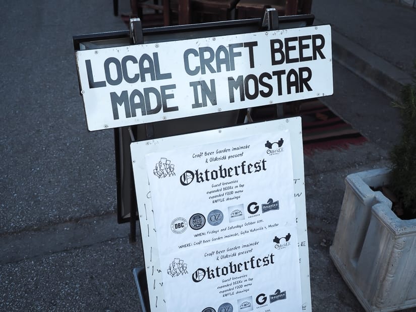Craft Beer Garden Imaimože, the best place to try craft beer in Mostar