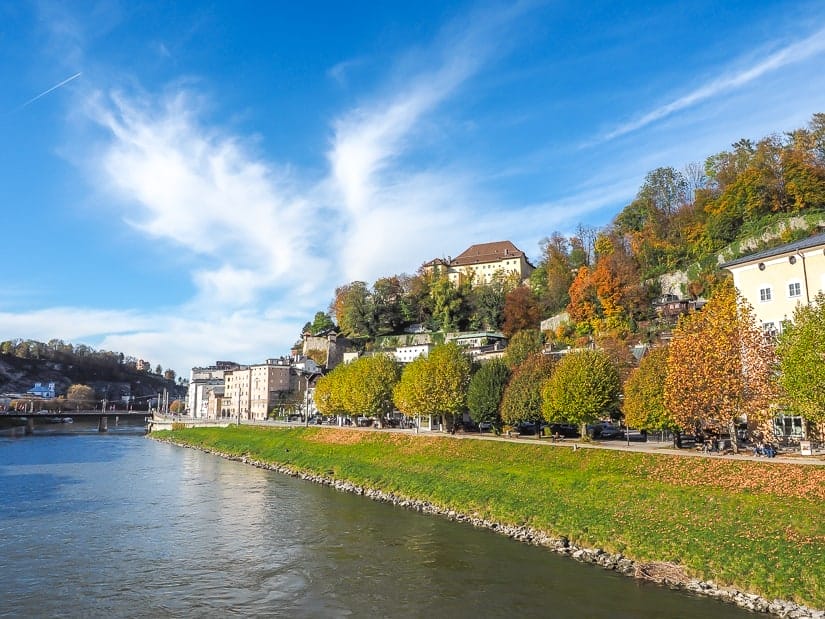 View from Mozartsteg (Mozart Bridge)