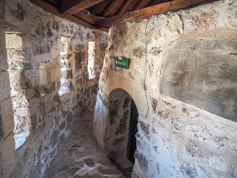 Upper floor of the Stari Most watchtower, where the Old Bridge Museum is houses