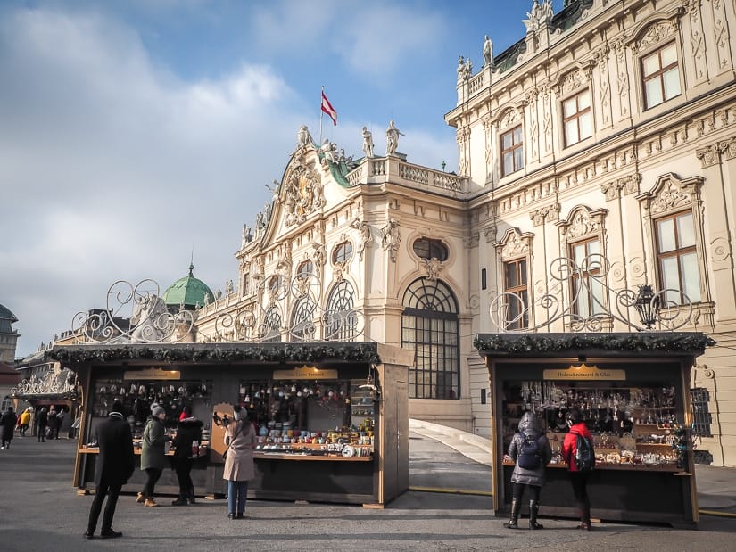 Belvedere Christmas Market, Vienna