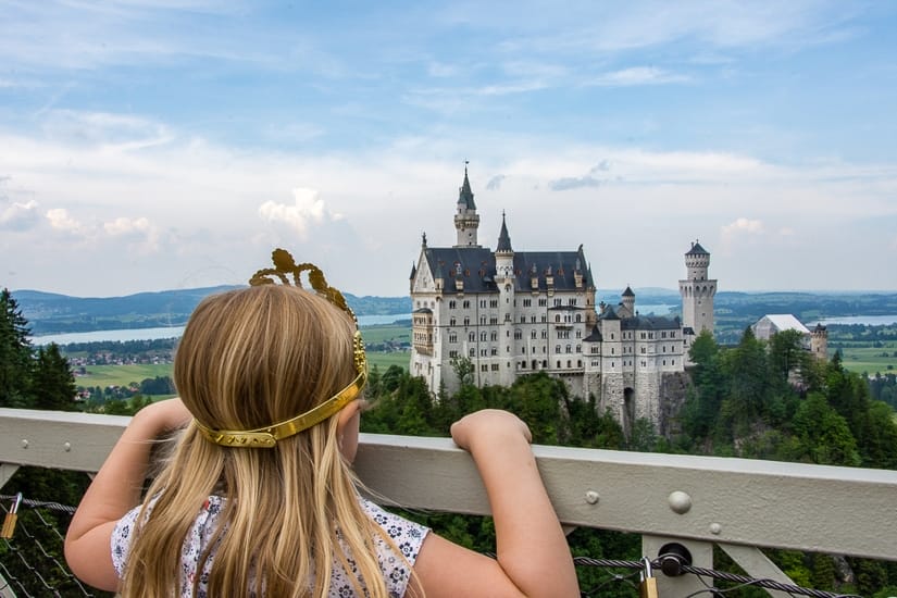 Visiting Neuschwanstein Castle with kids