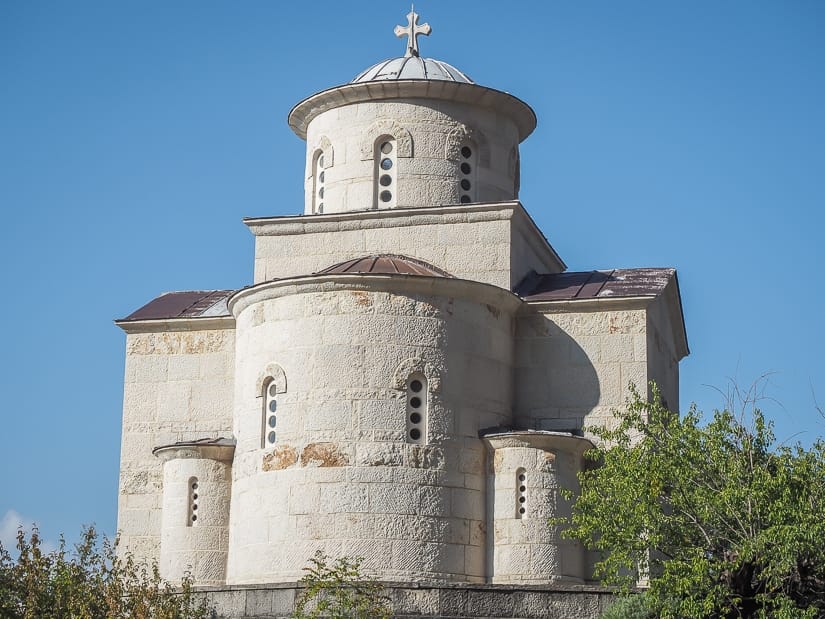 Exterior of Church of St. Martyr Stanko, Ostrog Monastery