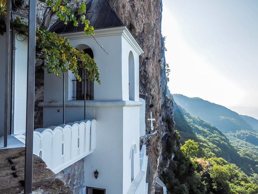 View from Ostrog Upper Monastery