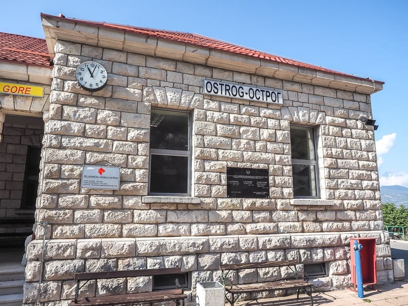 Ostrog Train Station building