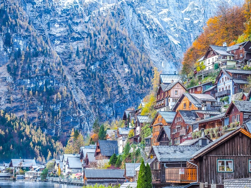 Hallstatt, one of the most popular places to visit with kids in Austria