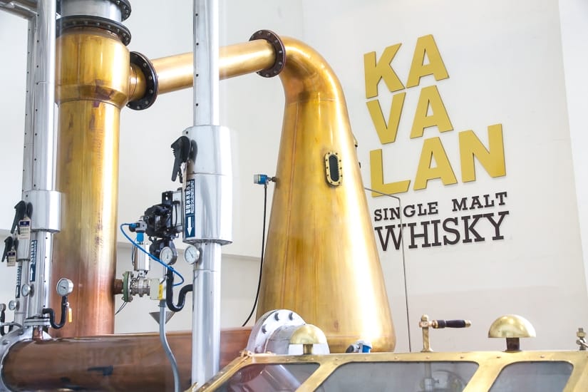 Kavalan Whisky Distillery, one of the most famous Yilan attractions
