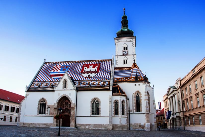 St. Mark's Church in Zagreb, some your family will love if you're visiting Zagreb with children