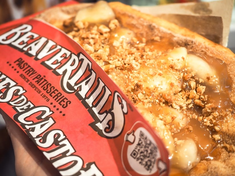 A Beaver Tail dessert