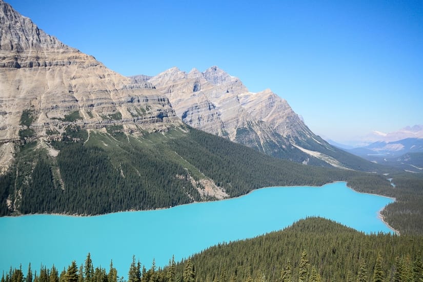 Peyto Lake in Banff National Park