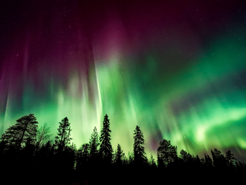 Aurora Borealis (Norther Lights), one of the top Alberta experiences