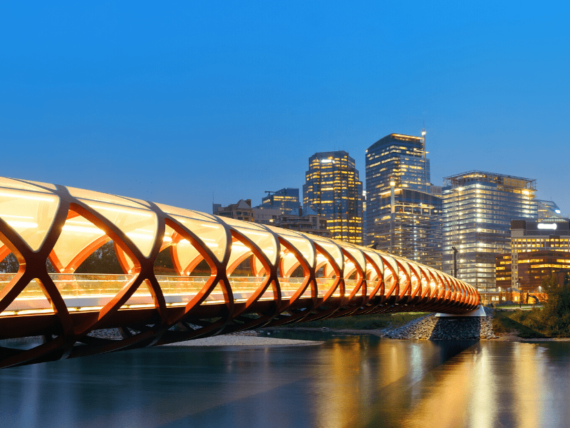 Peace Bridge in Calgary