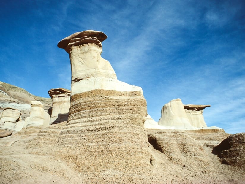 Seeing hoodoos at Dinosaur Provincial Park, one of the best things to do in Alberta