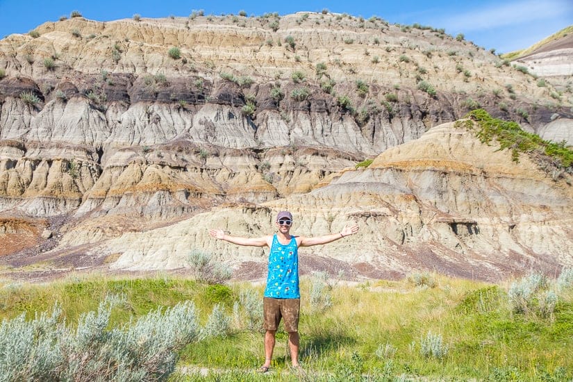 Horsethief Canyon in the Alberta badlands